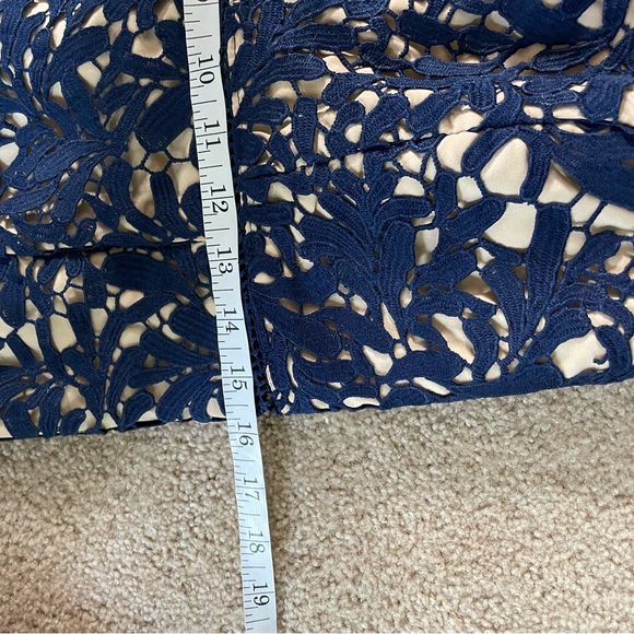 Lulus Divine Destiny Navy Blue Lace Midi Dress - Picture 6 of 8